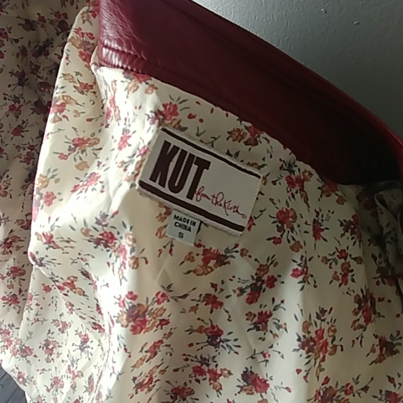 Kut from the Kloth faux leather jacket/blazer S - Picture 6 of 6